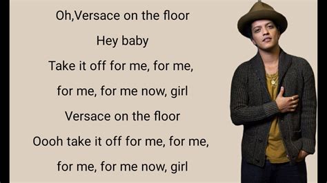 bruno mars testo versace on yhe floir|versace on the floor lyrics meaning.